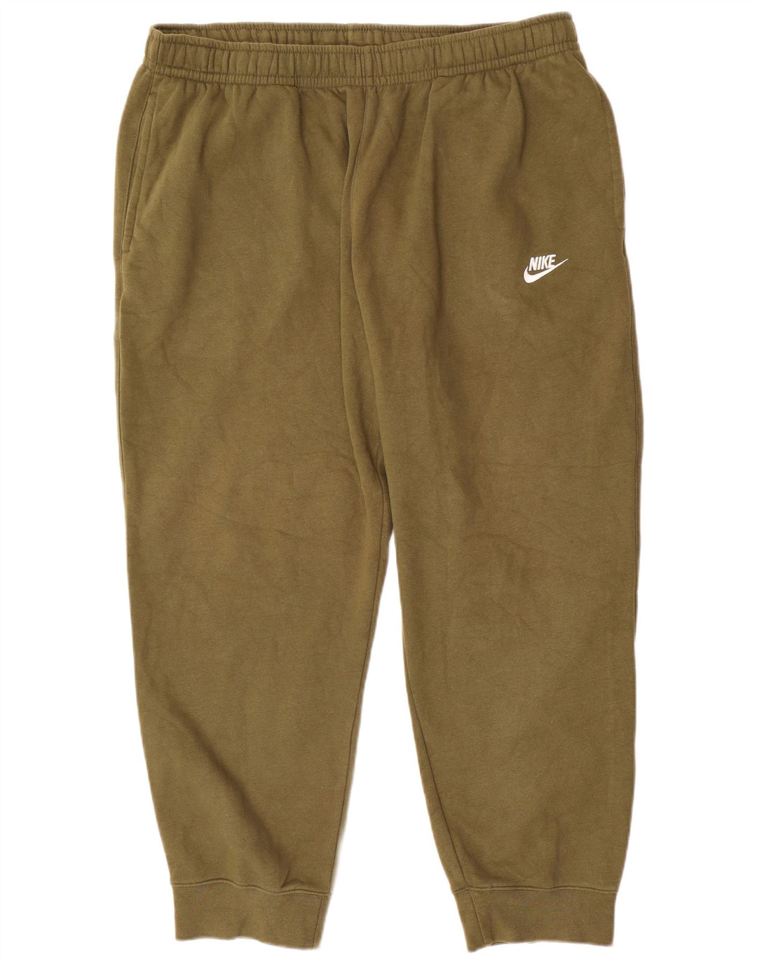 Nike - Pantalón de chándal para hombre, talla 2XL, color caqui, algodón