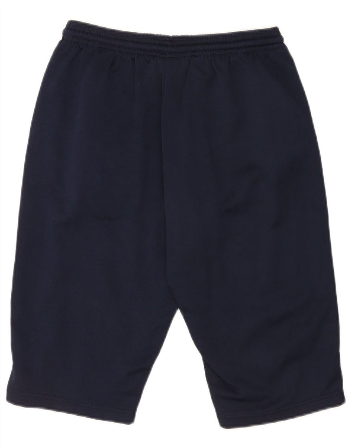 Asics - Pantalones cortos deportivos para hombre, talla grande, poliéster azul marino