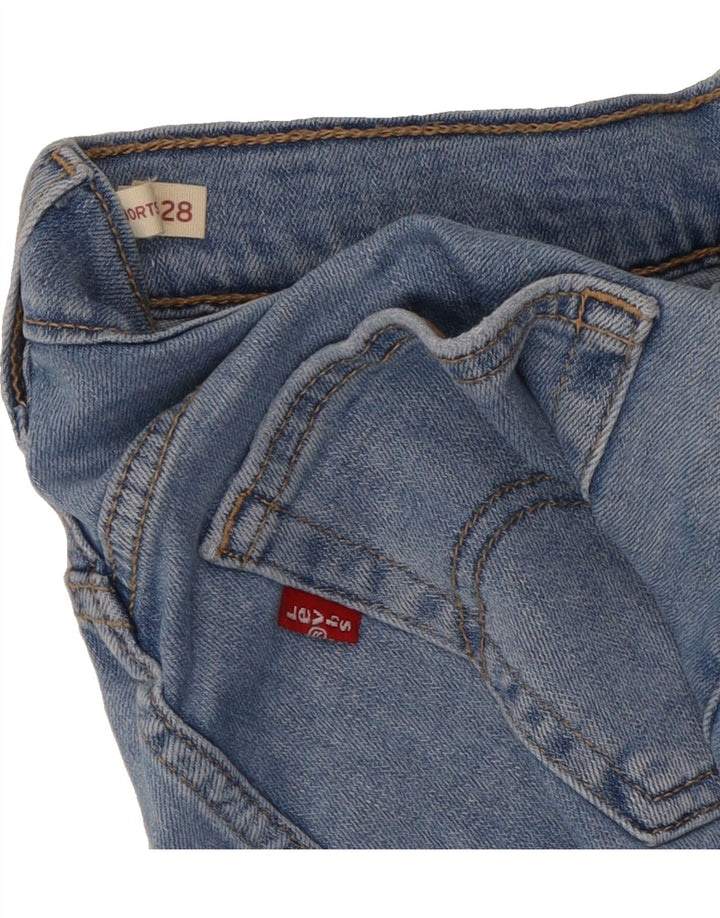 LEVI'S Womens Denim Shorts W28 Medium  Blue Cotton Vintage Levi's and Second-Hand Levi's from Messina Hembry 