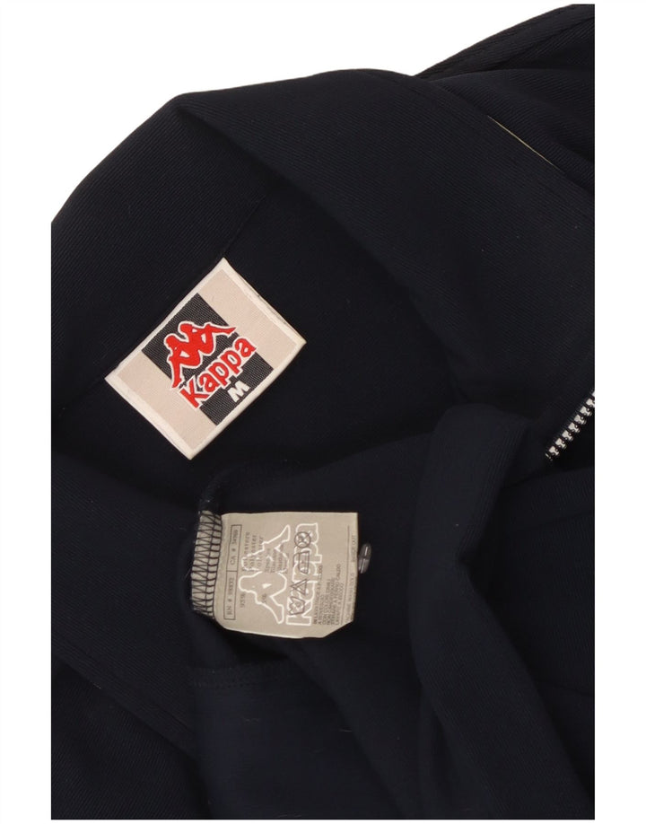 Kappa Hombre Chándal Top Chaqueta Mediana Azul Marino Colorblock Poliéster