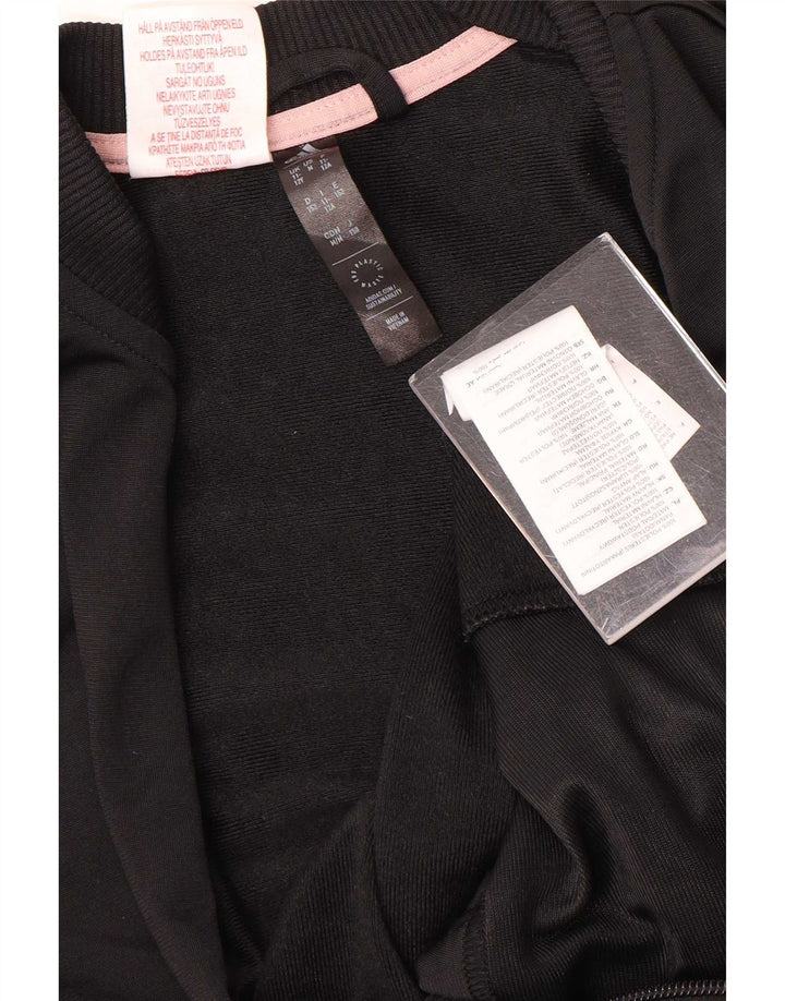 Adidas Chaqueta Chándal Niña 11-12 Años Negro Poliéster