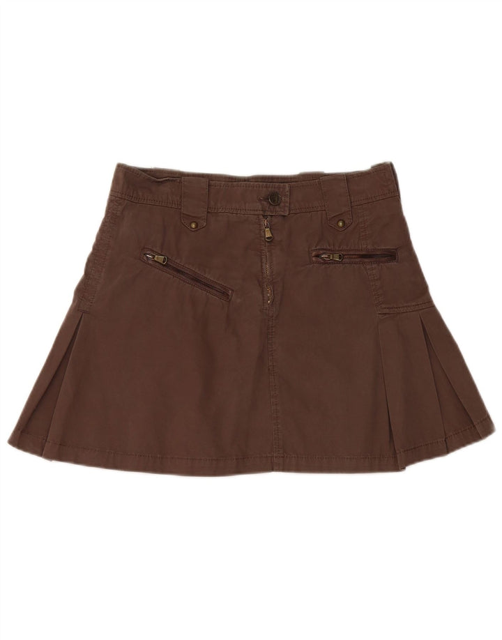 Minifalda plisada Liu Jo para mujer W26 Small Brown Cotton