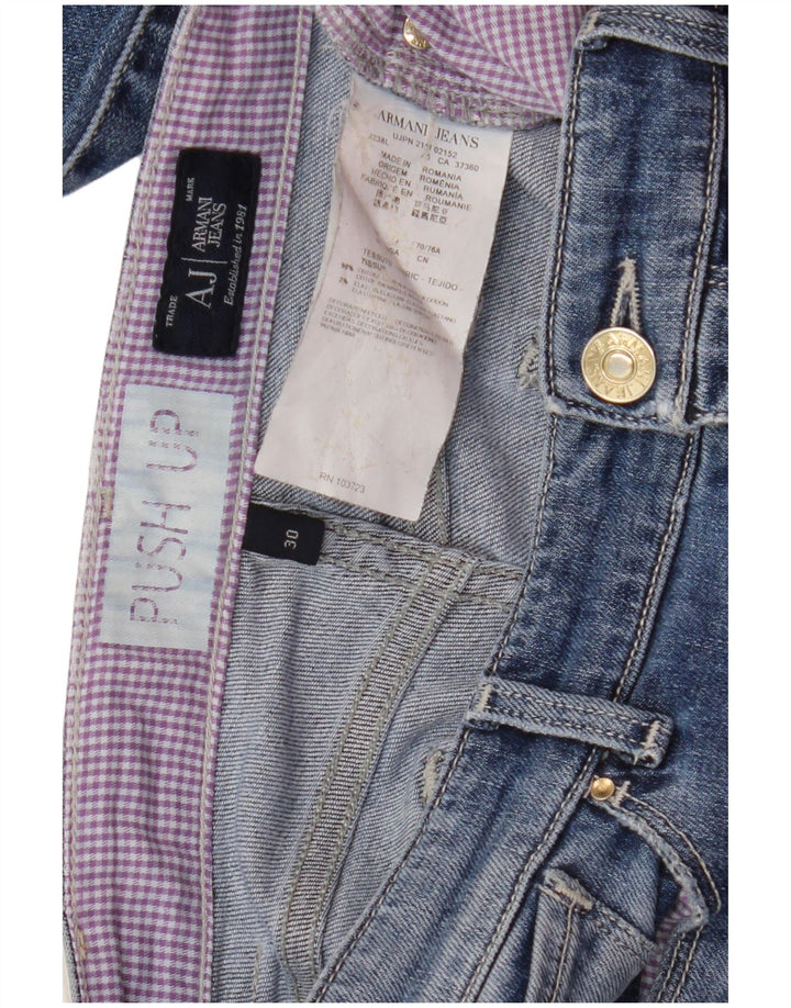 ARMANI Vaqueros Skinny Mujer W30 L30 Algodón Azul