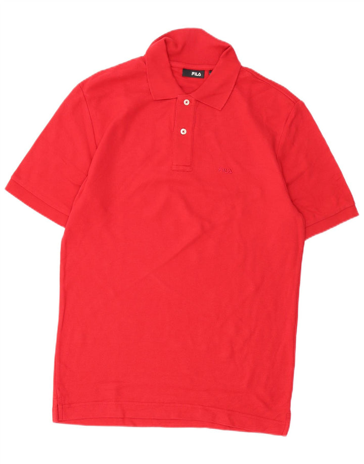 Polo Fila Hombre Algodón Rojo Medio