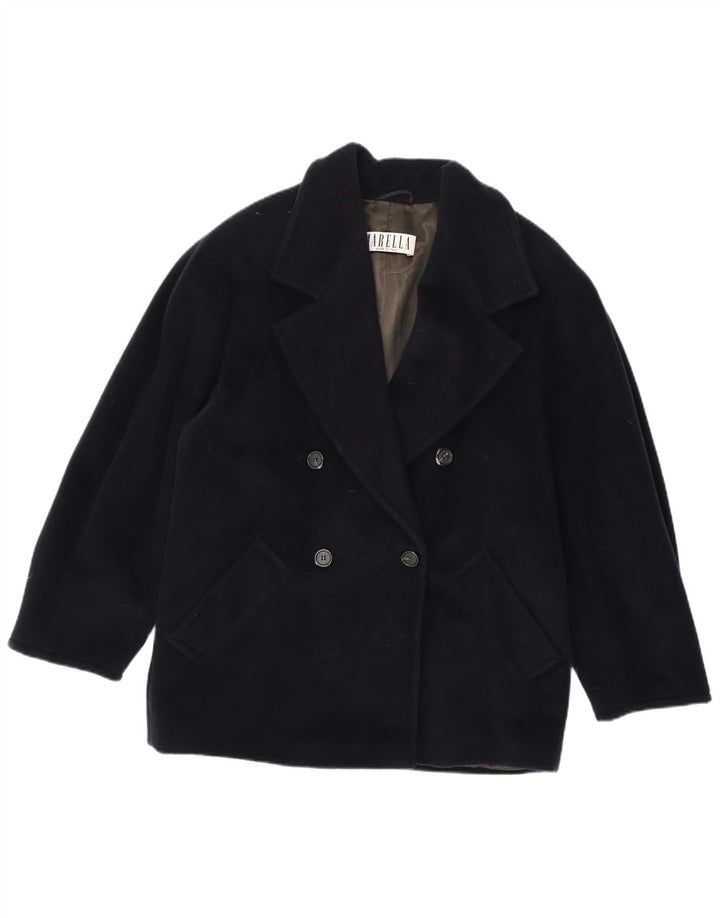 Marella Abrigo extragrande con doble botonadura para mujer UK 8 Small Azul marino