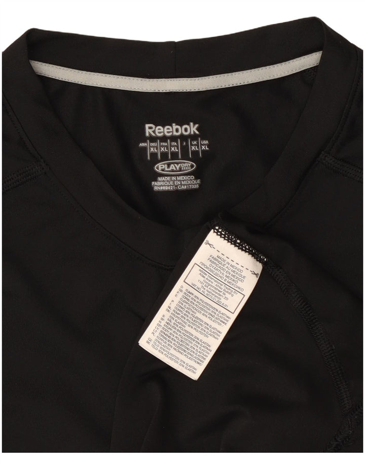 Reebok Camiseta Hombre Top XL Negro Poliéster