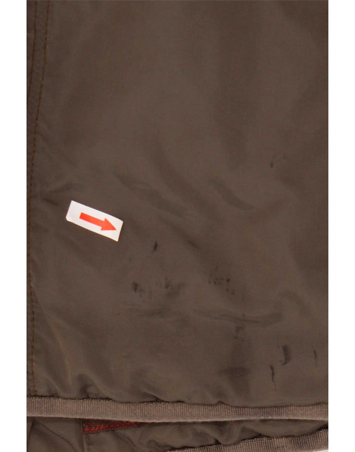 PEUTEREY Abrigo acolchado con capucha para mujer IT 44 Poliamida gris medio
