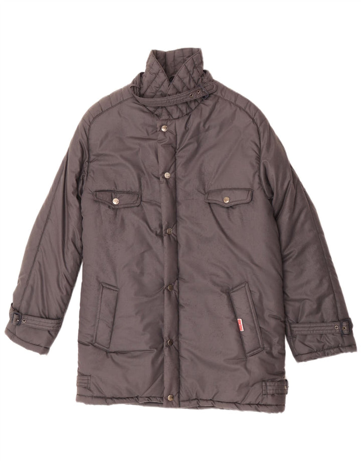 Venta E Pepe Abrigo acolchado para hombre UK 36 pequeño gris poliéster