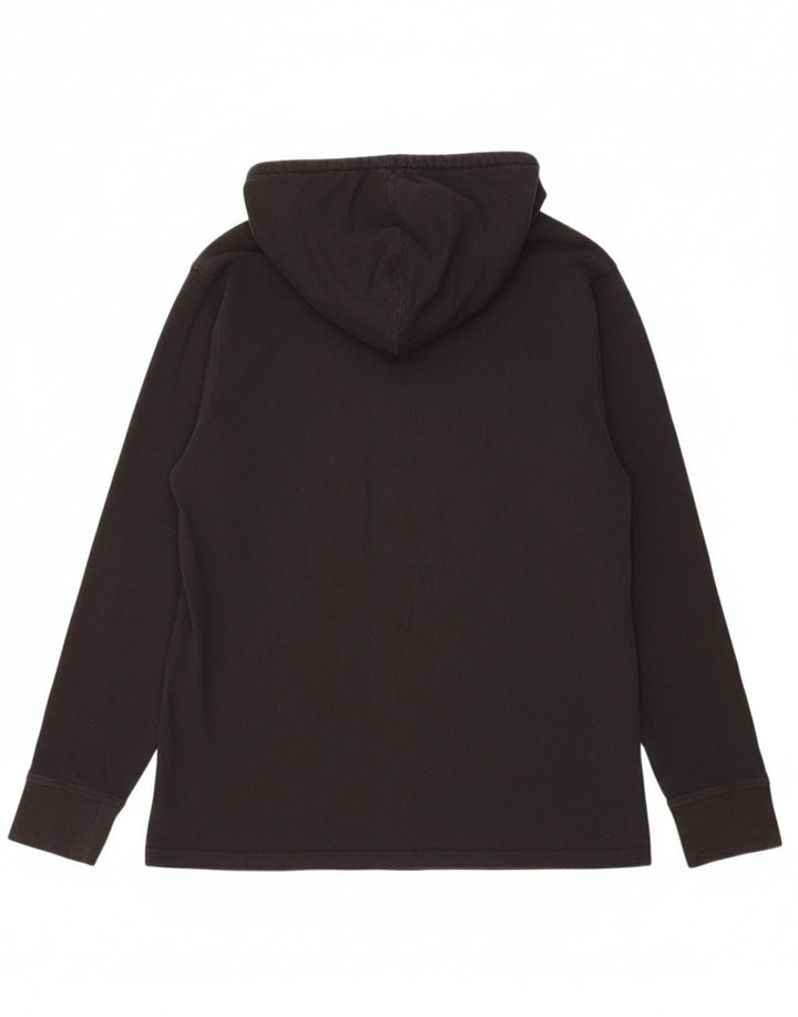CHAMPION Mens Hoodie Jumper Large Black Cotton