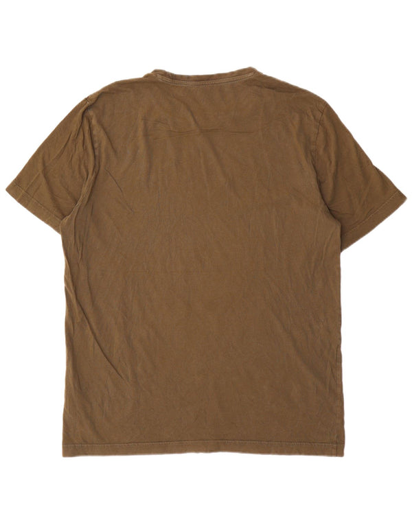 Puma - Camiseta gráfica para hombre, talla grande, algodón verde