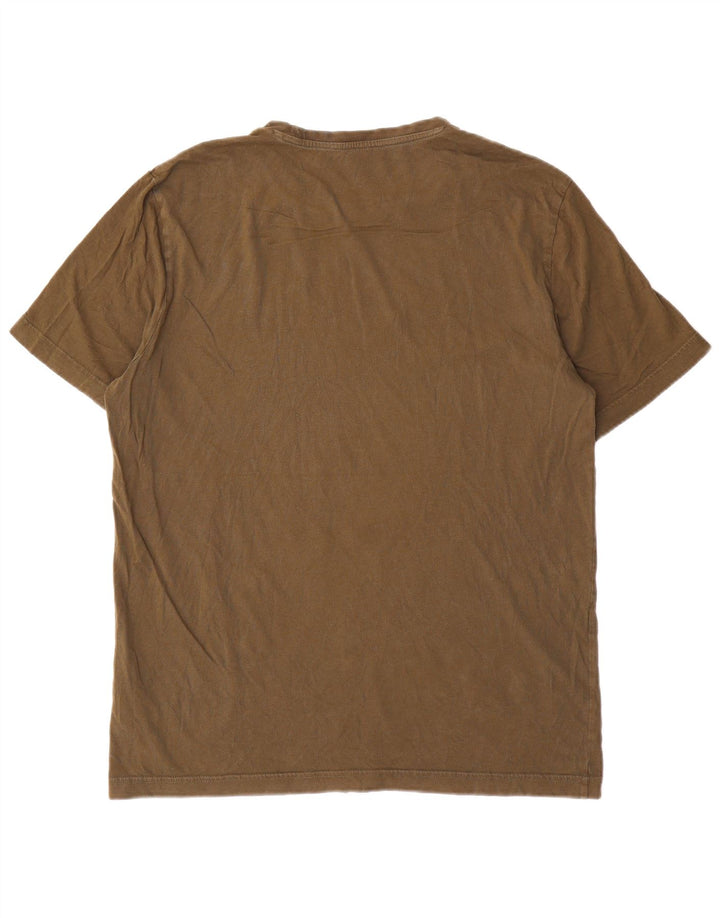 Puma - Camiseta gráfica para hombre, talla grande, algodón verde