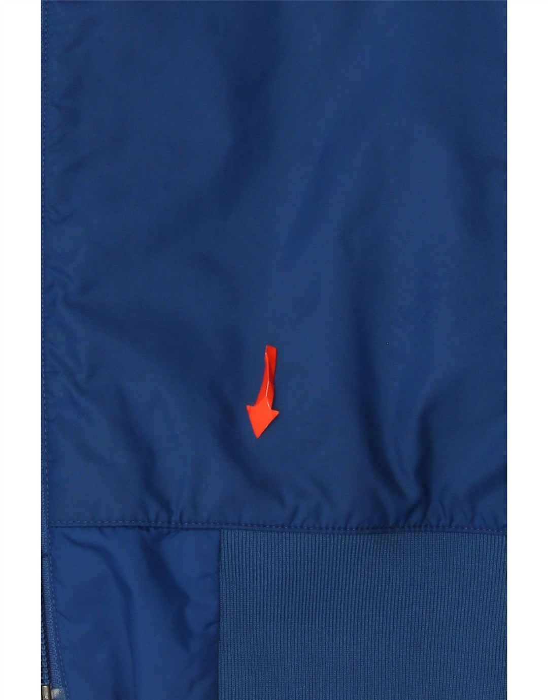 Adidas Chaqueta impermeable con capucha para hombre UK 38 Medium Blue Colourblock Nylon