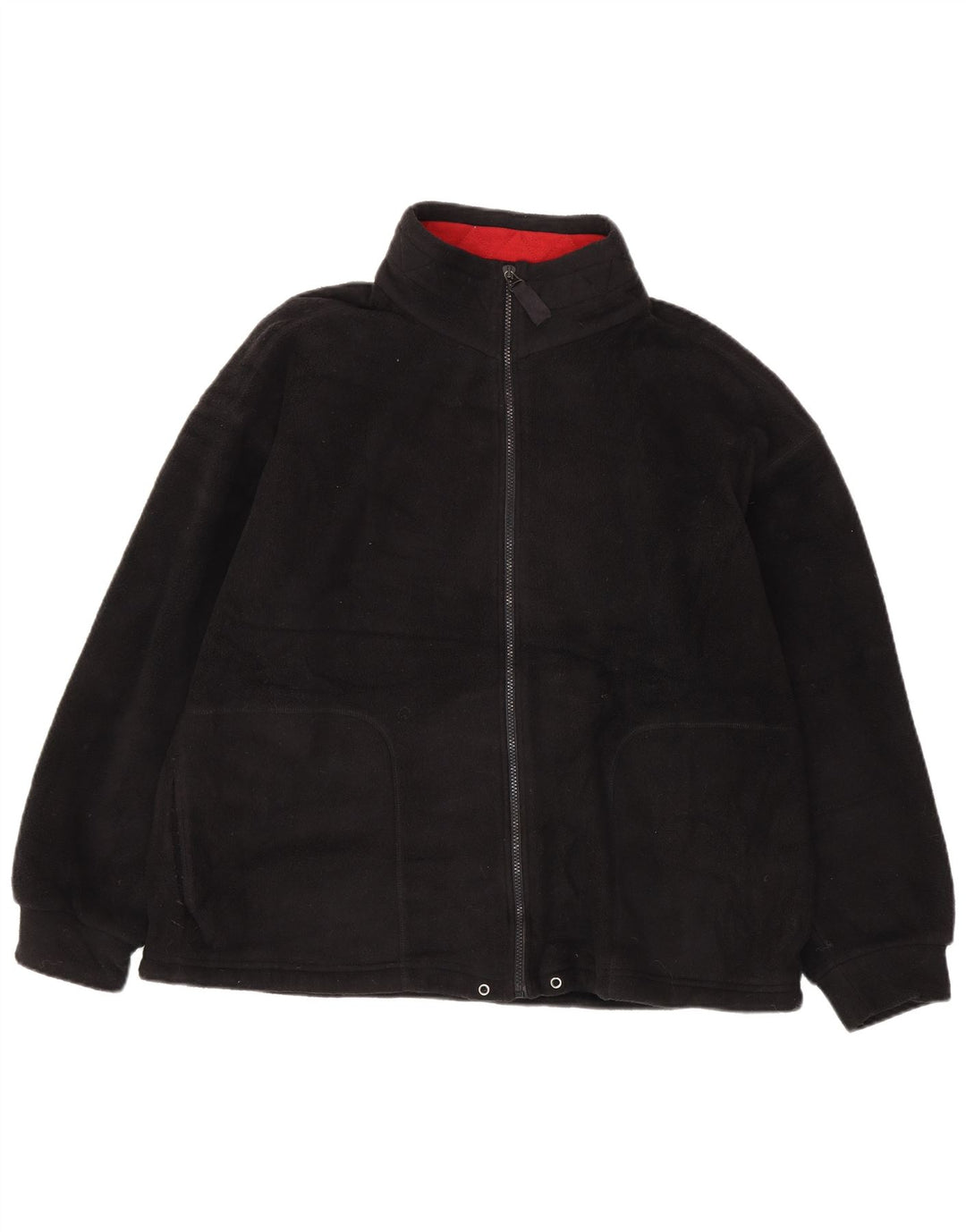 Marks & Spencer Chaqueta polar extragrande para mujer UK 46 Grande Poliéster negro