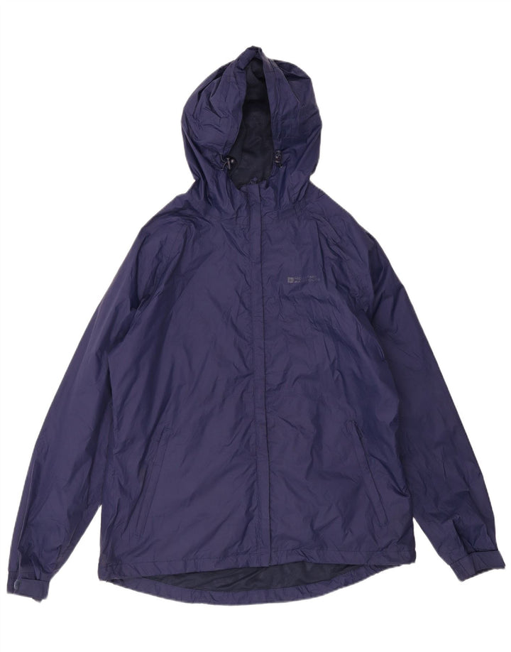 Chaqueta impermeable con capucha para mujer Mountain Warehouse UK 46 Large Nylon azul marino