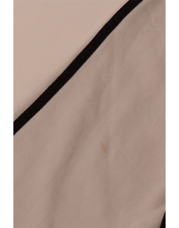 ADIDAS Hombre Graphic Sudadera con capucha Jumper Large Negro Colorblock Algodón