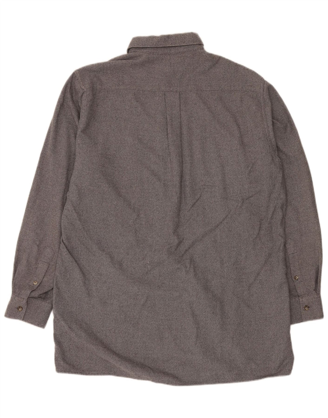Diadora Camisa De Franela Hombre Grande Gris Algodón