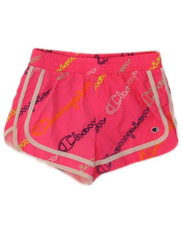 Champion Shorts deportivos gráficos para niñas 9-10 años Poliéster rosa medio