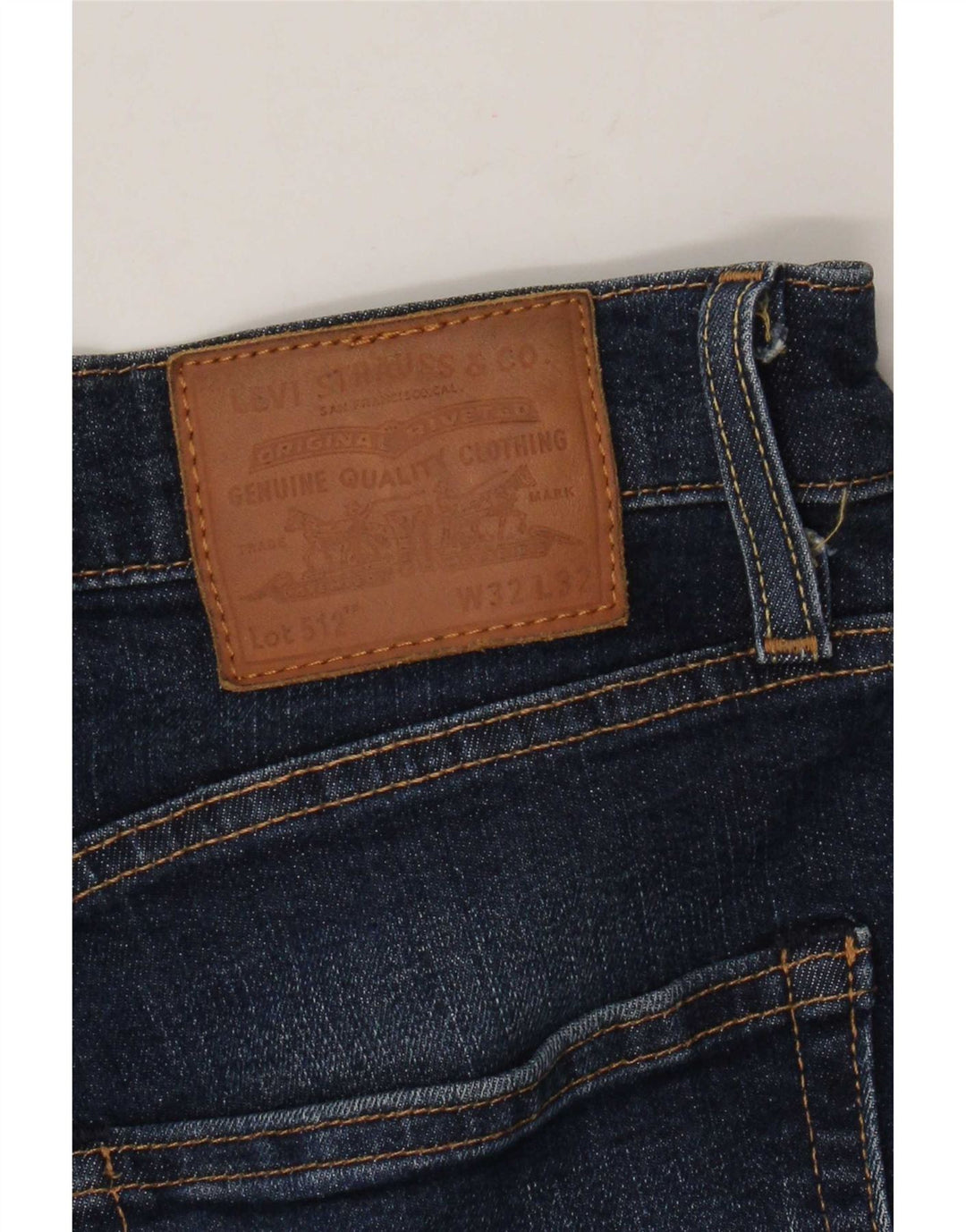 Vaqueros Levi's 512 Slim Tapered para hombre W32 L32 Azul marino