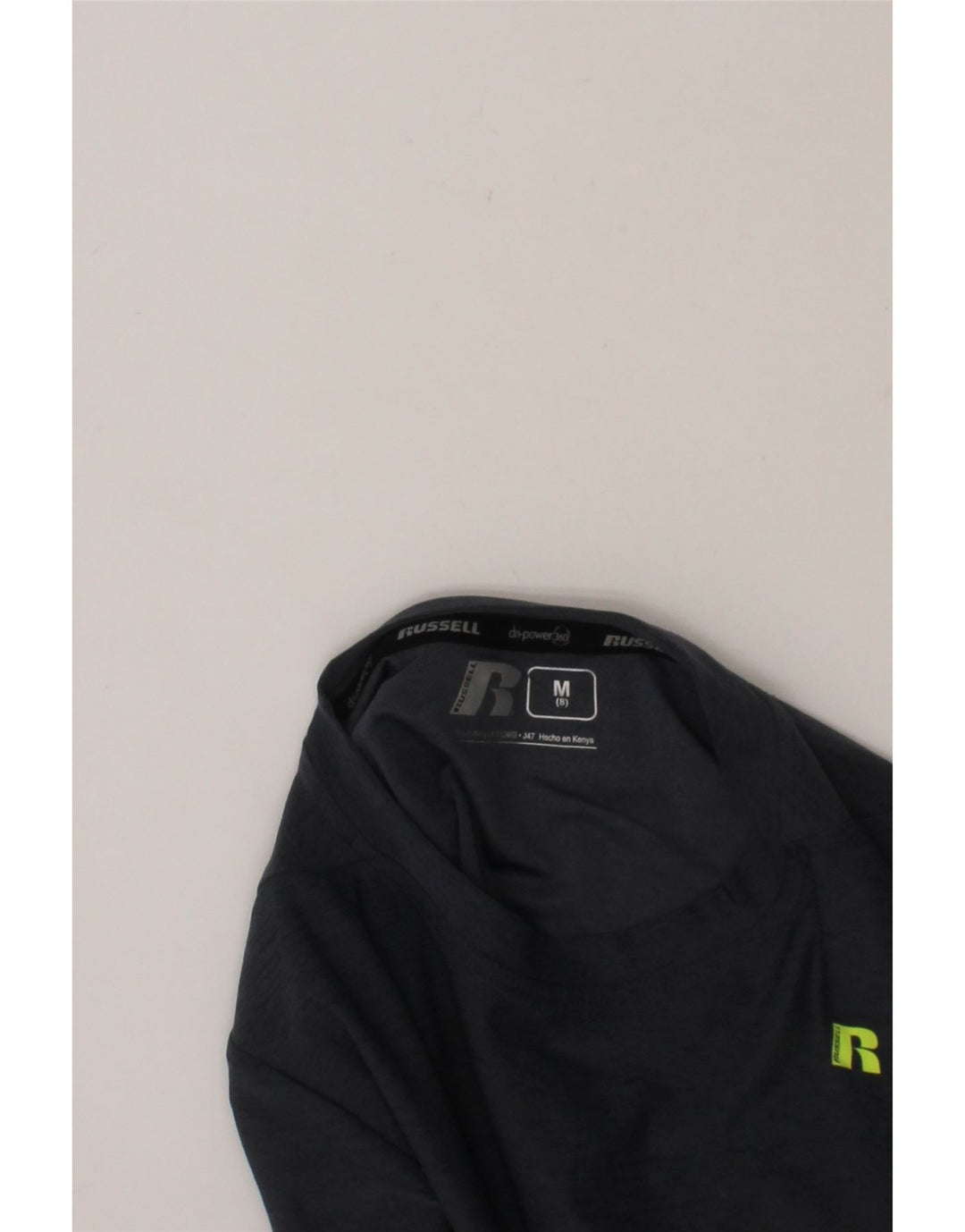 RUSSELL ATHLETIC Boys Dri-Power Top Long Sleeve 7-8 Years Medium  Blue Vintage Russell Athletic and Second-Hand Russell Athletic from Messina Hembry 