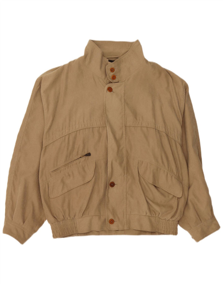 LORD Chaqueta Bomber para Hombre UK 42 XL Poliéster Beige