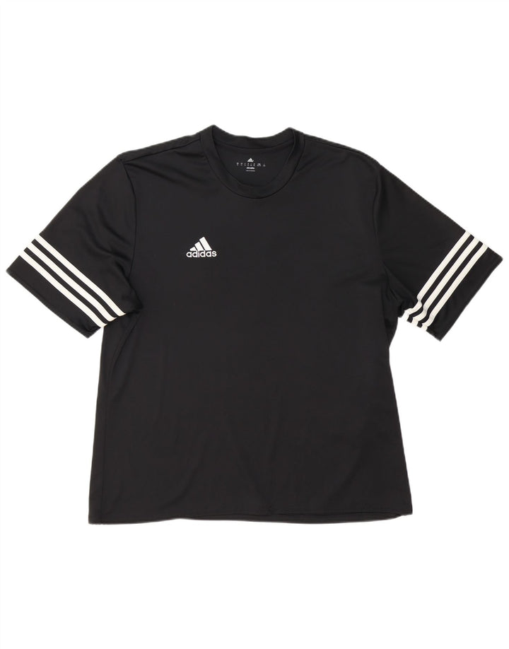 Adidas Hombre Climalite Camiseta Top XL Negro