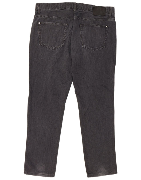 Hugo Boss Mens Tapered Jeans W34 L28 Grey Cotton