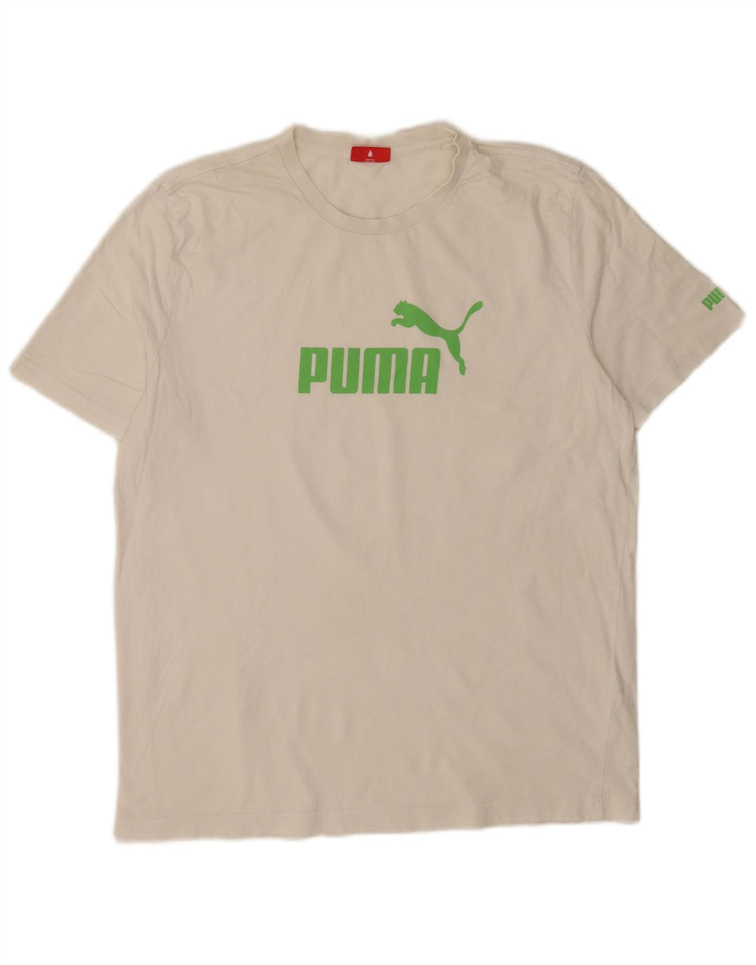 Puma - Camiseta gráfica para hombre, talla grande, color blanco