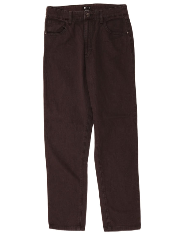 Vaqueros Rectos Billabong Mujer W28 L28 Algodón Negro