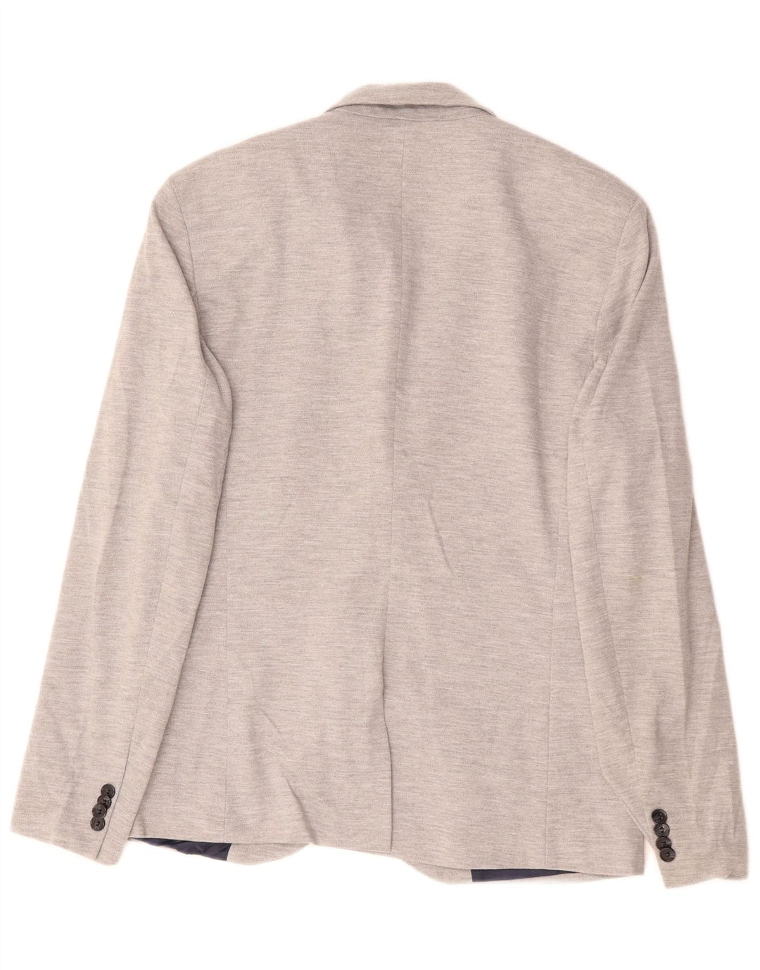 Zara Chaqueta Blazer De 2 Botones Para Hombre UK 42 XL Poliéster Gris