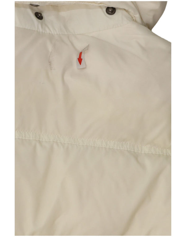 Scotch & Soda Amsterdam Couture - Chaqueta acolchada con capucha para hombre, talla 40, color blanco