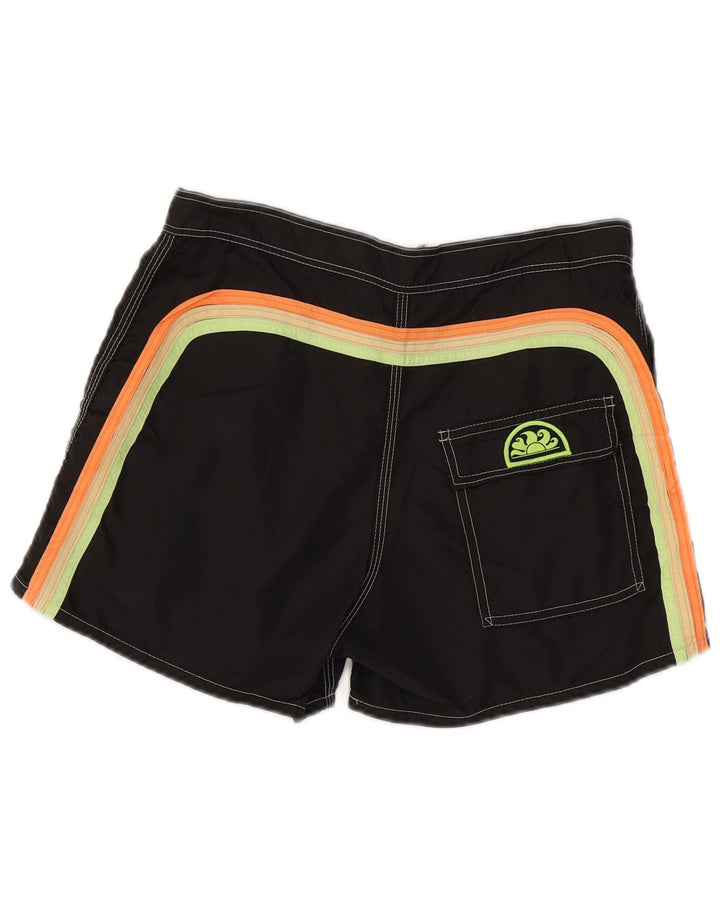 Sundek Bañador Hombre Mediano Nylon A Rayas Negro