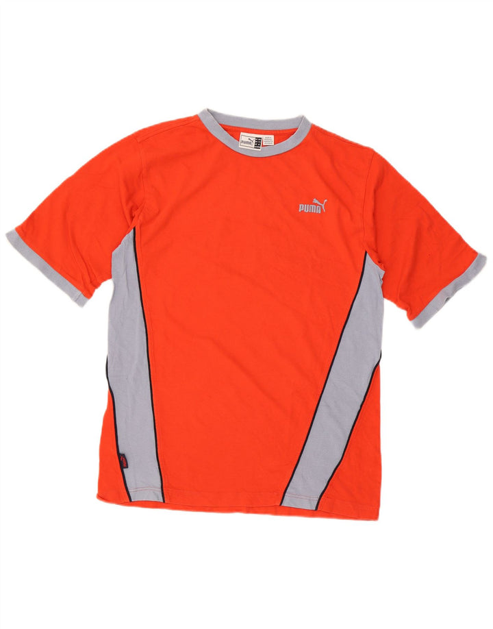 Puma Camiseta para niño Top 15-16 años Naranja Colorblock