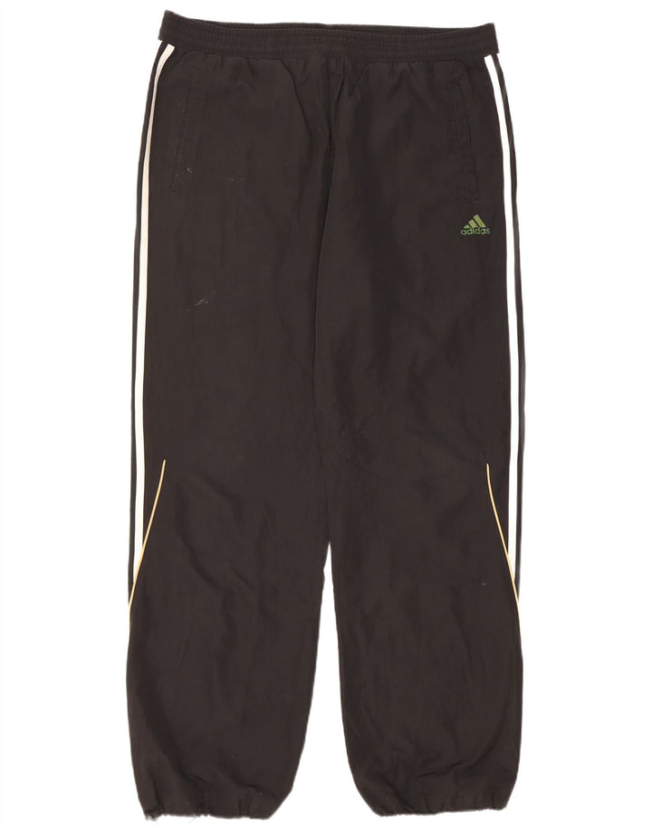 ADIDAS Hombre Chándal Pantalones Joggers Grande Negro Poliéster