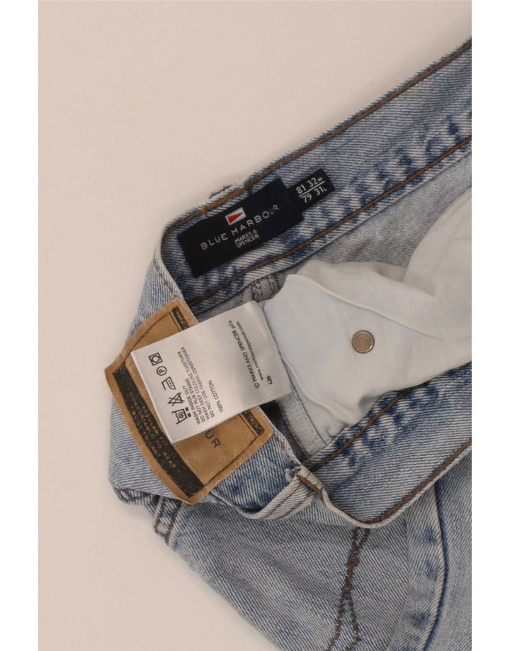 Marks & Spencer Vaqueros Sueltos Blue Harbor para Hombre W32 L31 Algodón