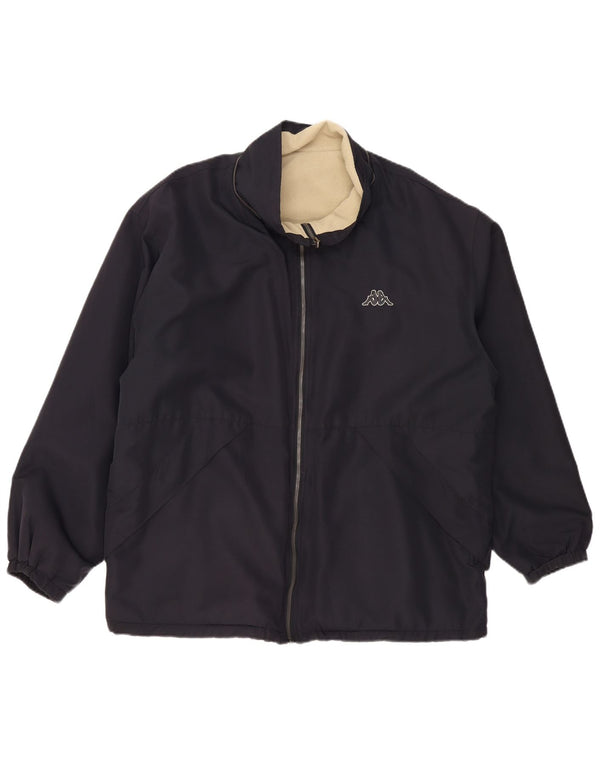 KAPPA Chaqueta reversible para hombre UK 40 Large Azul marino Poliéster