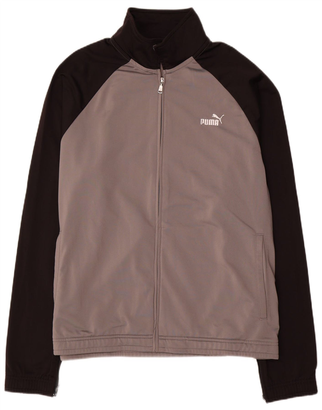 Puma Chaqueta de chándal para hombre, talla 2XL, color gris