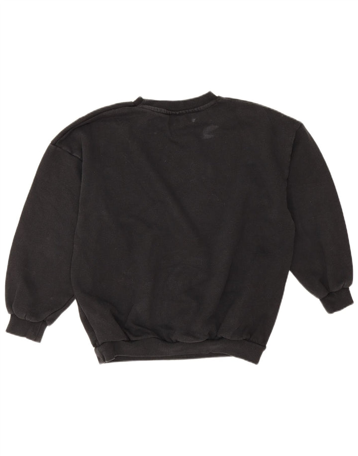 Nike - Sudadera extragrande con estampado gráfico para niñas de 12 a 13 años, talla grande, color negro
