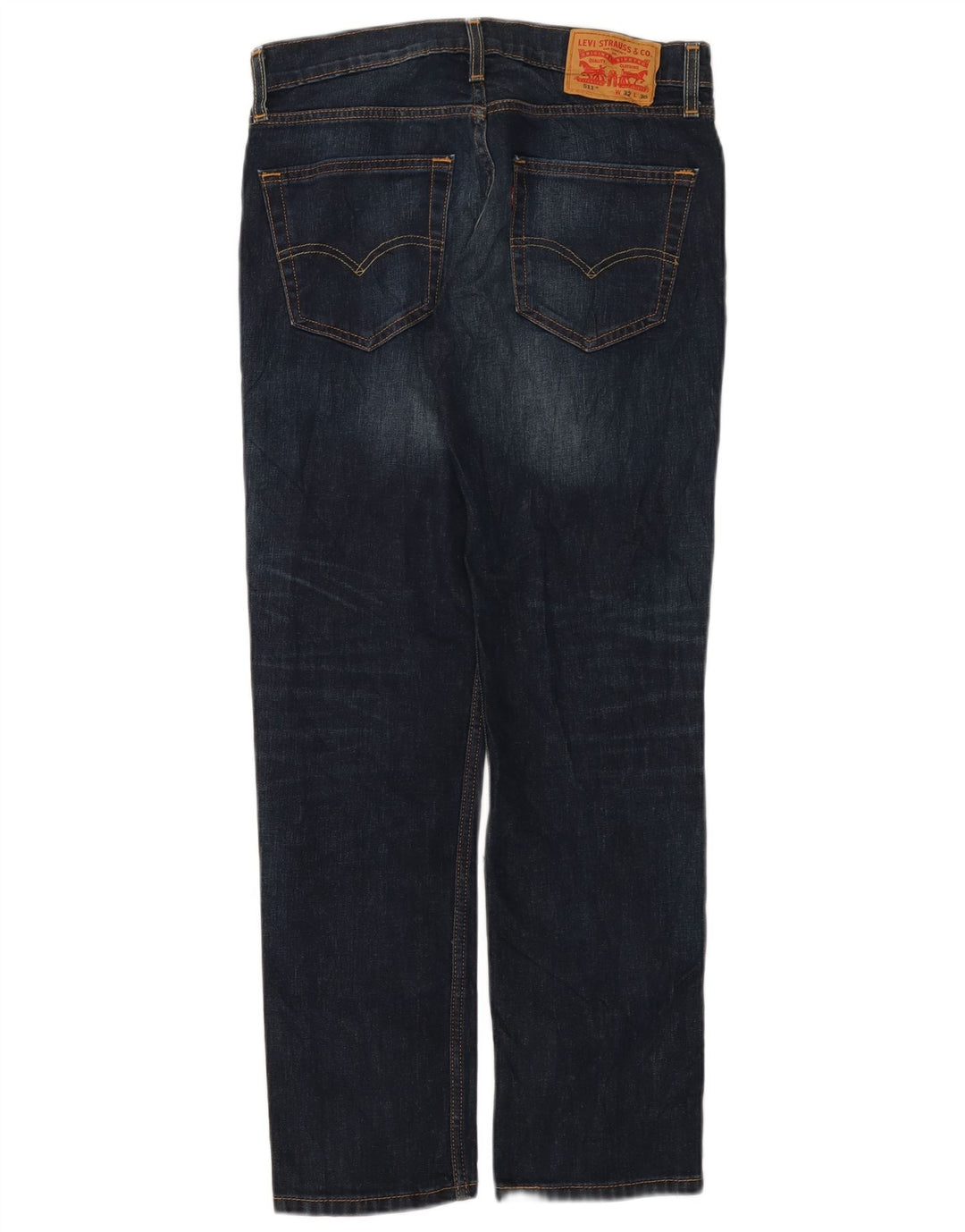 Levi's Hombre 511 Slim Jeans W32 L30 Algodón Azul Marino