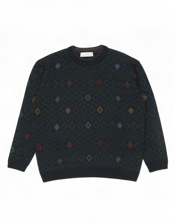 Marks & Spencer Jersey St. Michael con cuello de tortuga para hombre, color verde medio