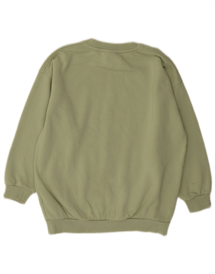 Nike Sudadera para niña Jumper 10-11 años Algodón Verde Medio