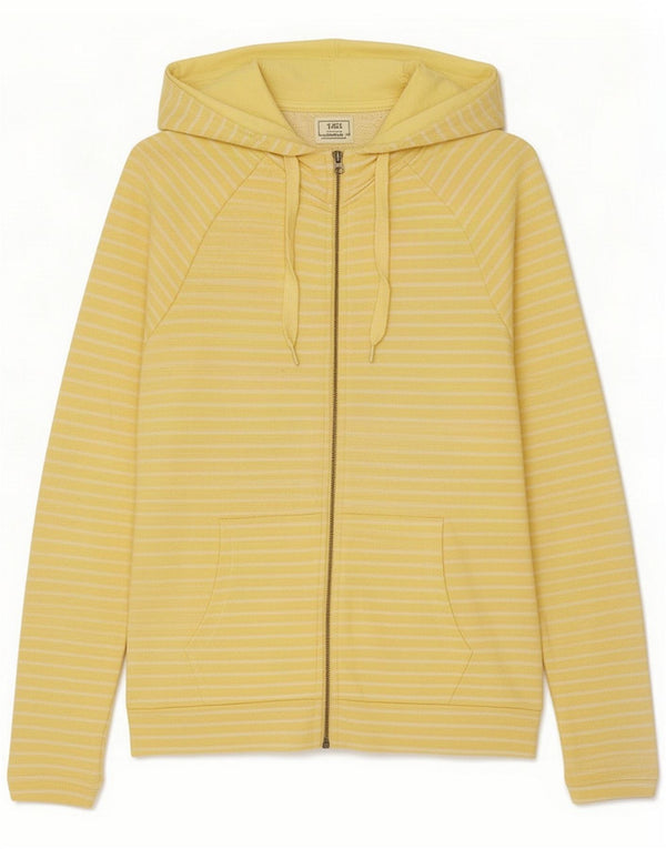 Suéter con capucha y cremallera para mujer de Mountain Warehouse UK 44 Large Yellow Stripes