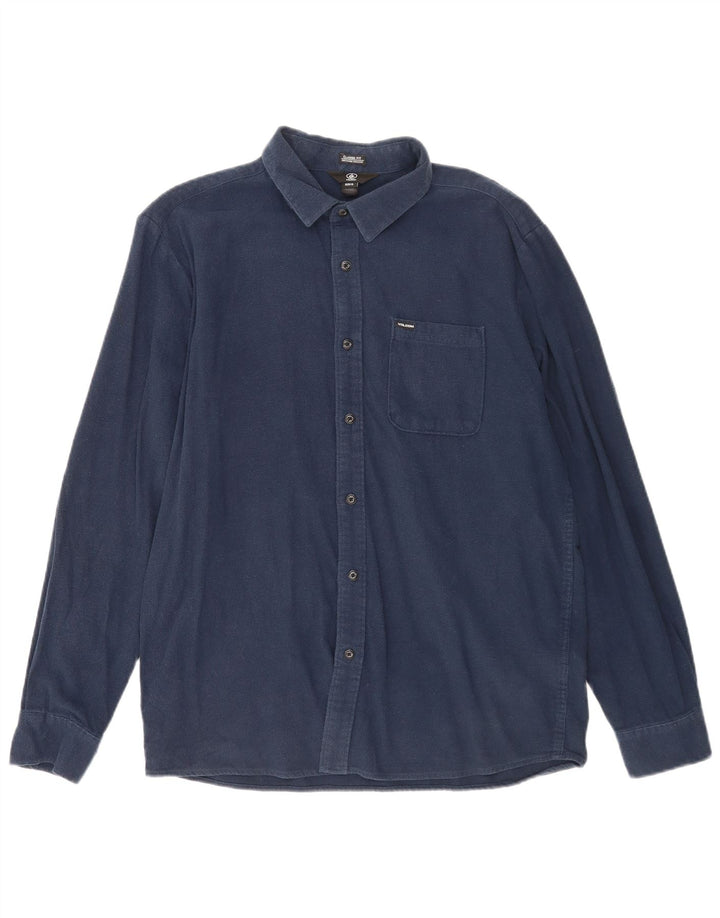 Camisa Volcom Classic Fit XL Algodón azul marino