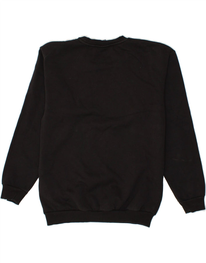 PUMA Womens Graphic Sweatshirt Jumper UK 10 Small  Black Cotton Vintage Puma and Second-Hand Puma from Messina Hembry 