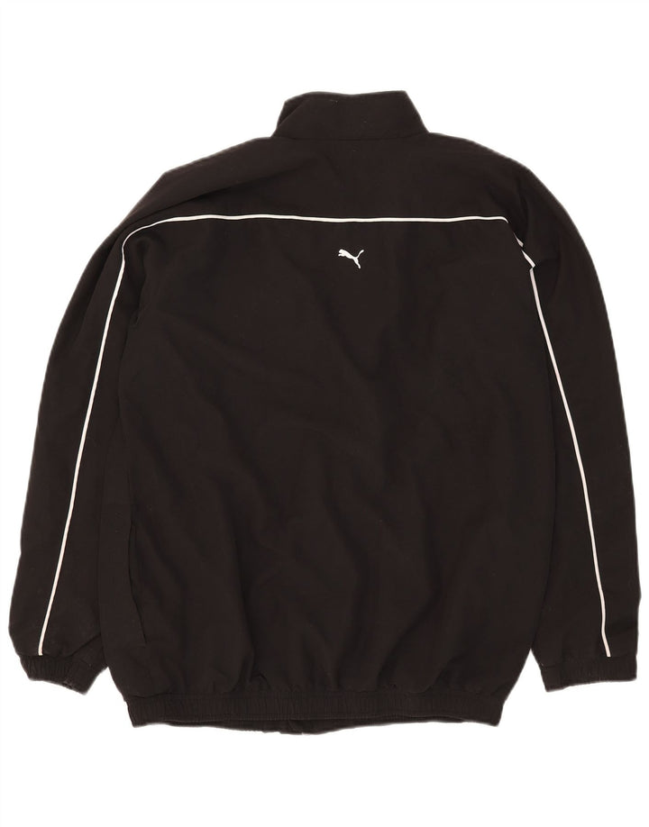 Puma Chaqueta de chándal gráfica para niño 15-16 años Negro Poliéster