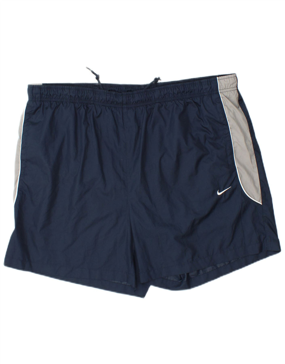NIKE Pantalones cortos deportivos para hombre XL Azul marino Colorblock Poliéster