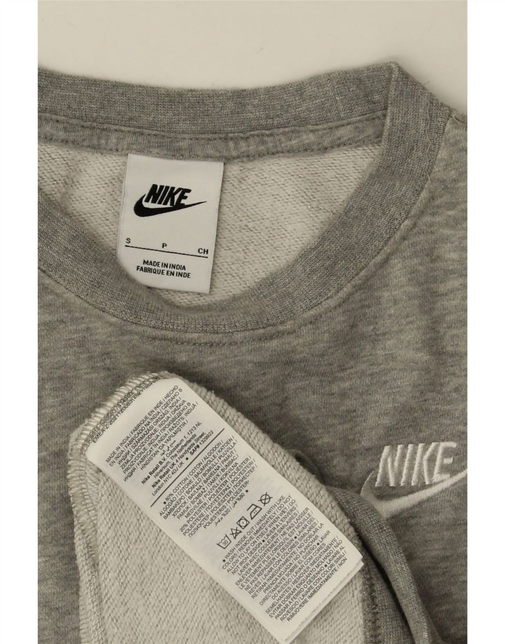 NIKE Hombre Sudadera Jumper Small Gris Algodón