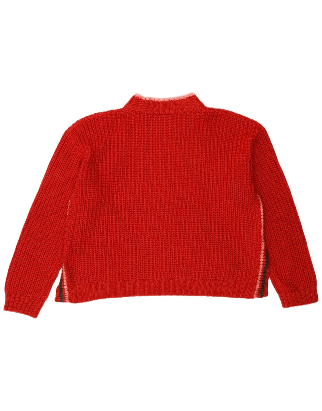 Ellesse Suéter tipo jersey con cuello de tortuga de gran tamaño para mujer UK 10 Small Red