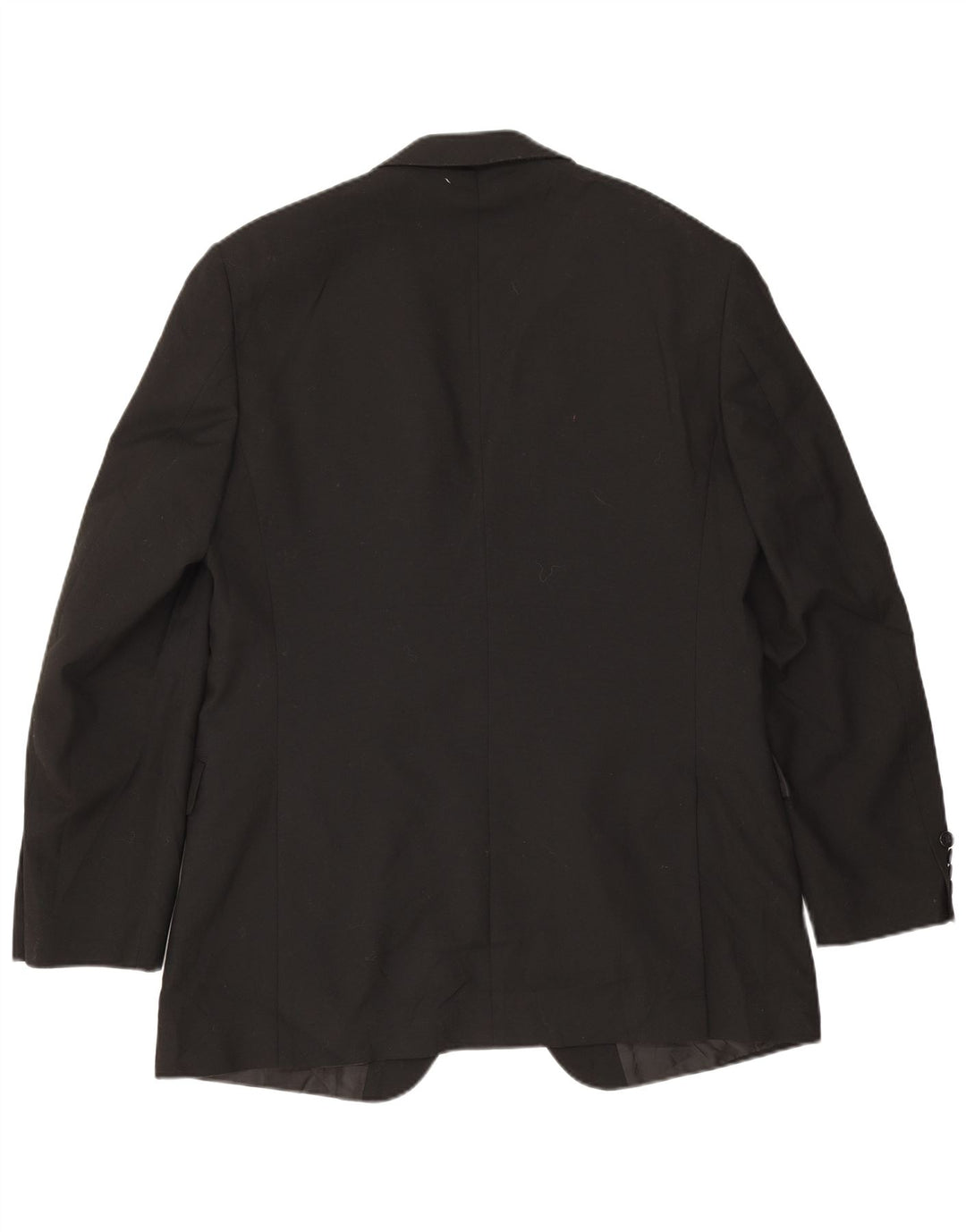 Marks & Spencer Chaqueta tipo blazer de 2 botones para hombre UK 42 Grande Poliéster negro