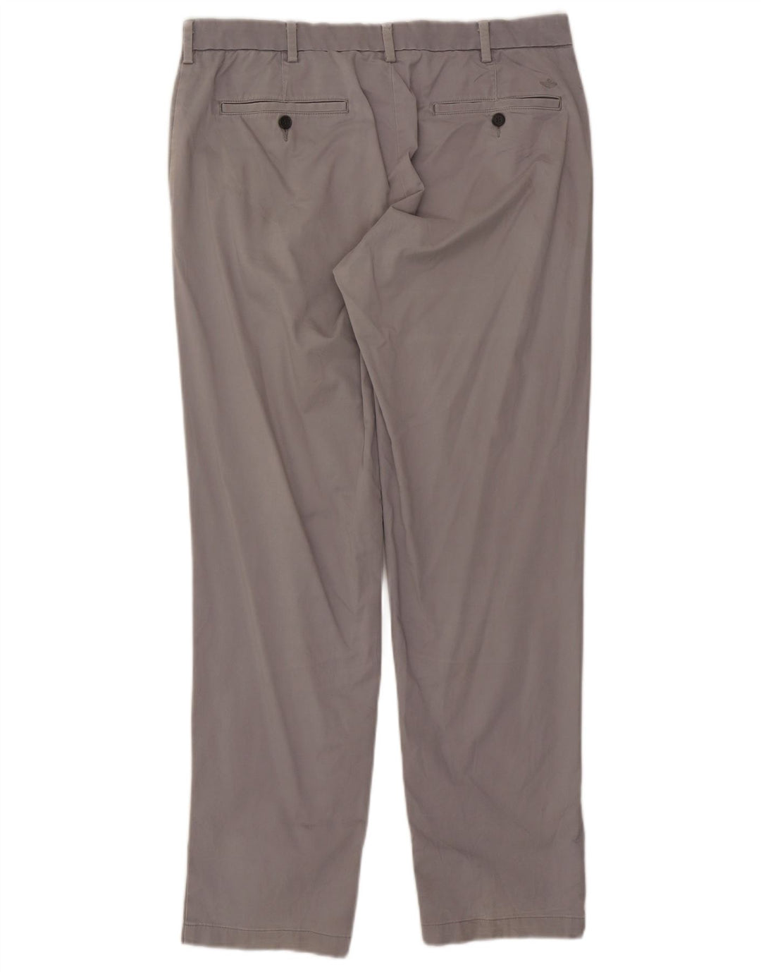 DOCKERS Pantalón chino cónico para hombre W36 L32 Algodón gris