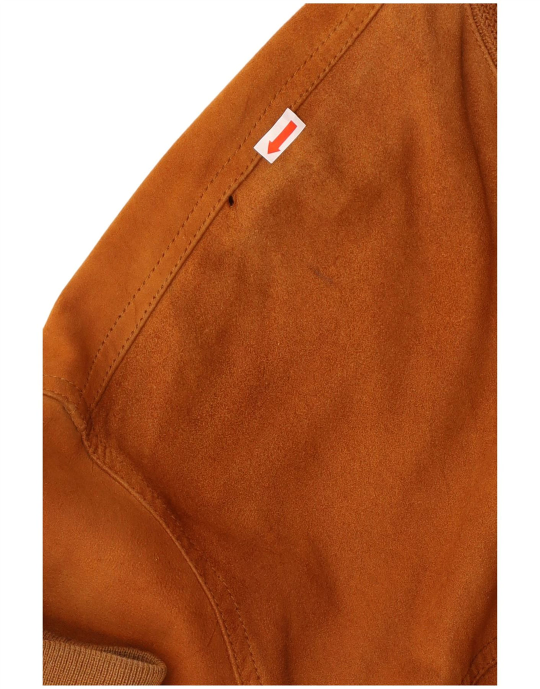 VINTAGE Chaqueta bomber de ante para hombre Reino Unido 42 XL Cuero marrón